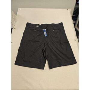 Vintage London Fog Mens Golf Shorts Size 46  gray/black Flat Front New